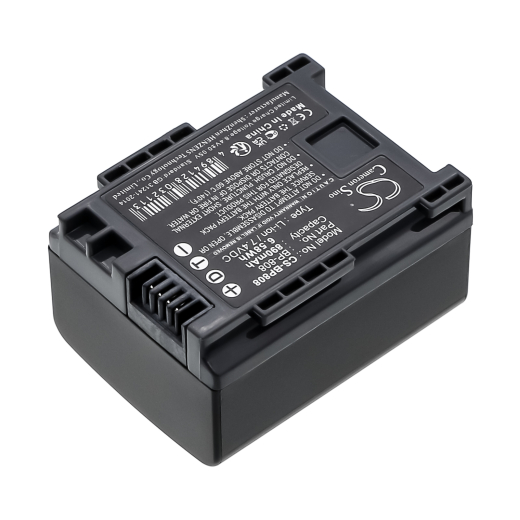 7.4V 890mAh / 6.59Wh Li-ion Akku f.:Canon Model: 2740B002, BP-808, FS10, FS100, FS11, FS40, FS400, VIXIA HF G10, VIXIA HF G20, VIXIA HF G30, VIXIA HF