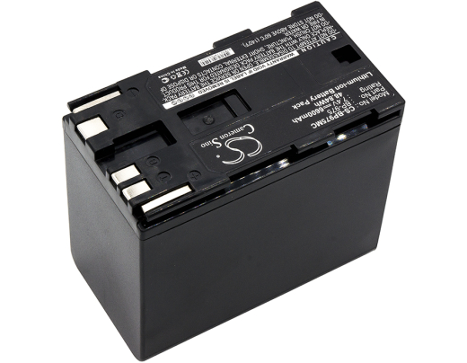 7.4V 6600mAh Li-ion Akku f.:Canon Model: BP-975, GL2, XF100, XF105, XF300, XF305, XH A1, XH A1S, XH G1, XL H1, XL H1A, XL1, XL1S, XL2, XM2