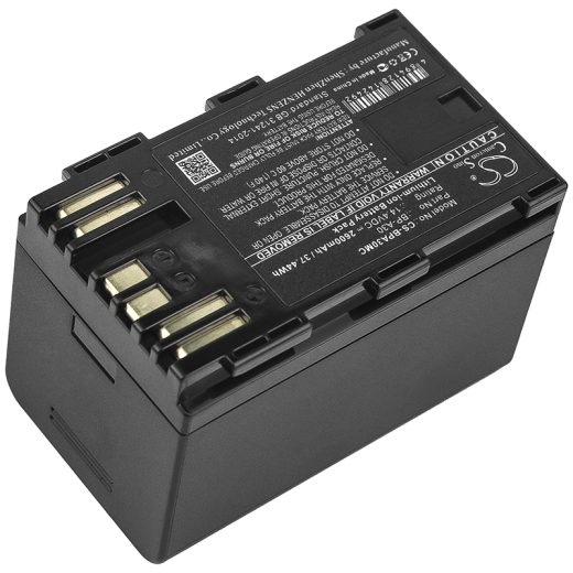 14.4V 2600mAh / 37.44Wh Li-ion Akku f.:Canon Model: BP-A30, CA-CP200L, EOS C200, EOS C200 PL, EOS C200B, EOS C300 Mark II, EOS C300 Mark II PL, XF705