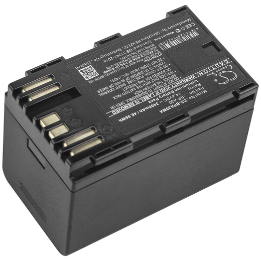 14.4V 3400mAh / 48.96Wh Li-ion Akku f.:Canon Model: BP-A30, CA-CP200L, EOS C200, EOS C200 PL, EOS C200B, EOS C300 Mark II, EOS C300 Mark II PL, XF705