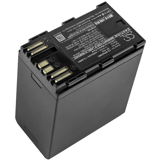 14.4V 5200mAh / 74.88Wh Li-ion Akku f.:Canon Model: BP-A60, CA-CP200L, EOS C200, EOS C200 PL, EOS C200B, EOS C300 Mark II, EOS C300 Mark II PL, XF705