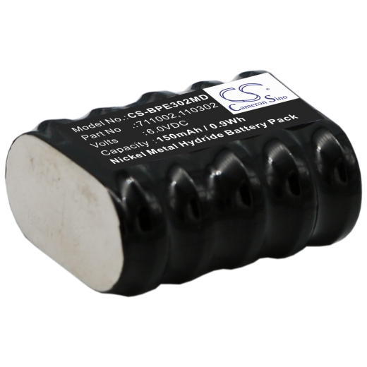 6.0V 150mAh / 0.90Wh Nickel-Metallhydrid Akku für: Hamilton Model:SofTouch