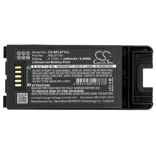 3.7V 2400mAh / 8.88Wh Li-ion Akku f.:SpectraLink Model: BAT87100, BBL87100, DM351, PBL87100, PBL87410, PIVOT 8741, PIVOT 8743, PIVOT 8753