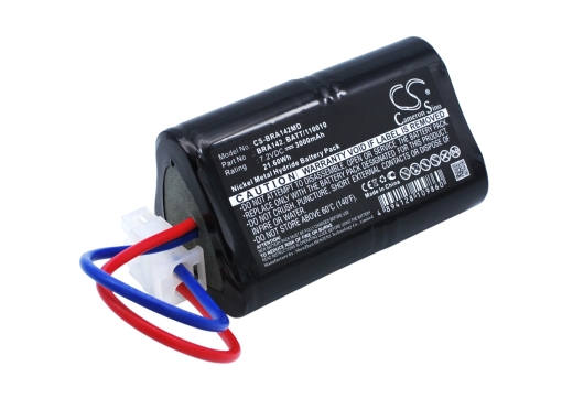 7.2V 3000mAh / 21.60Wh Nickel-Metallhydrid Akku für: Braun Model: 110010, 120010, 34506349, BATT/110010, BRA142