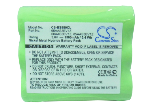 3.6V 1500mAh/5.4Wh Ni-MH Akku f.:Bell South Model:, D-271, D-936, D-937