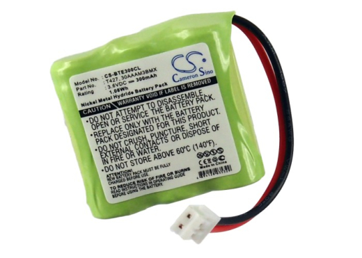 3.6V 300mAh / 1.08Wh Ni-MH Akku f.:GP Model: 30AAAM3BMX, T427,