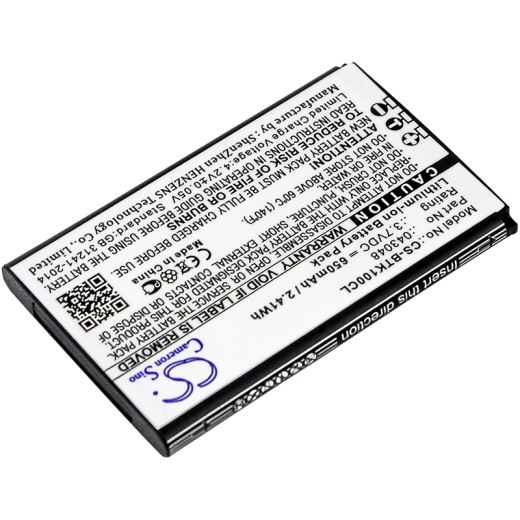 3.7V 650mAh / 2.41Wh Li-ion Akku f.:BT Model: 043048, Elements 1K