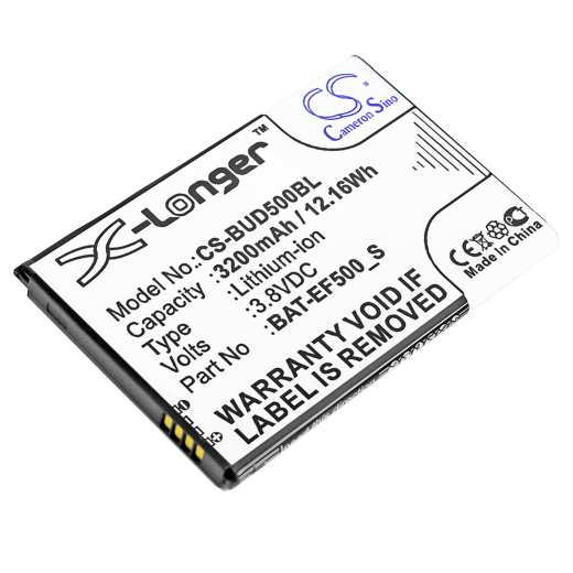 3.8V 3200mAh / 12.16Wh Li-ion Akku f.:Bluebird Model: 355040040, BAT-EF500_S, BAT-EF50S, BAT-EF50X, BAT-EF50X_E, EF500, EF500R, EF501, EF501R