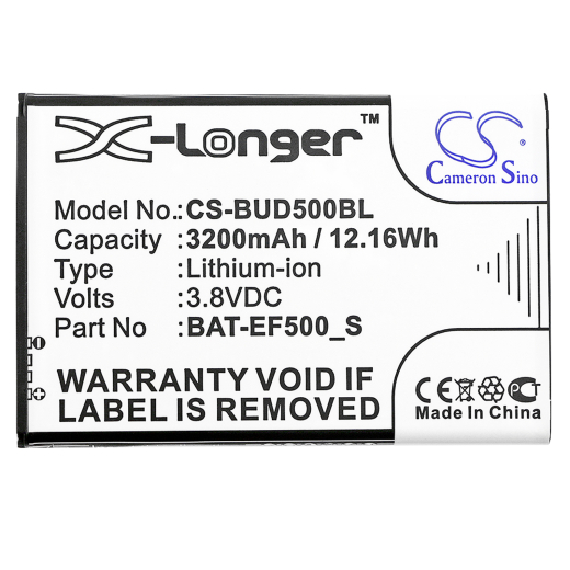 3.8V 3200mAh / 12.16Wh Li-ion Akku f.:Bluebird Model: 355040040, BAT-EF500_S, BAT-EF50S, BAT-EF50X, BAT-EF50X_E, EF500, EF500R, EF501, EF501R