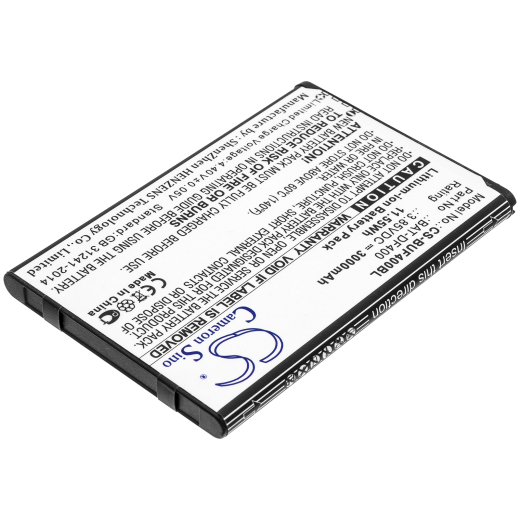 3.85V 3000mAh / 11.55Wh Li-ion Akku f.:Bluebird Model: BAT-DF400, BAT-EF400, EF400