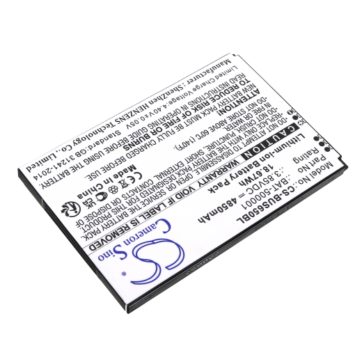 3.85V 4850mAh / 18.67Wh Li-ion Akku f.:BlueBird Model: BAT-500001, Pidion SF6510