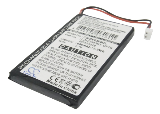 3.7V 600mAh / 2.22Wh Li-ion Akku f.:Hitachi Model: HI-D6 BT, HI-D6, HI-D6-II