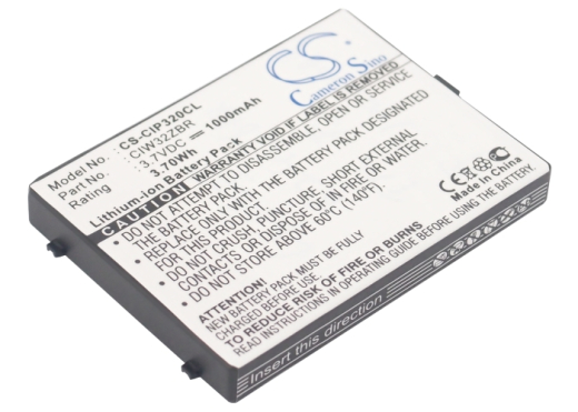 3.7V 1000mAh / 3.70Wh Li-ion Akku f.:Cisco Model: CIW32ZBR, Linksys WIP300, WIP320
