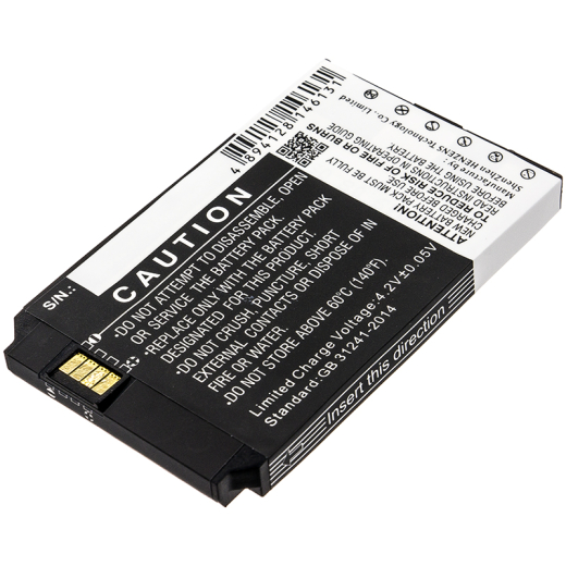 3.7V 1500mAh / 5.55Wh Li-ion Akku f.:Cisco Model: BI-HERMI-1K4KSX-01, 7026G, 74-5468-01, 7925, 7925G, 7925G-EX, 7926, 7926G, CP-7925G-A-K9, CP-7925G-