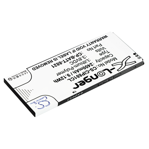 3.8V 2400mAh / 9.12Wh Li-Polymer Akku f.:Cisco Model: 74-102376-01, CP-BATT-8821, GP-S10-374192-010H, 8800