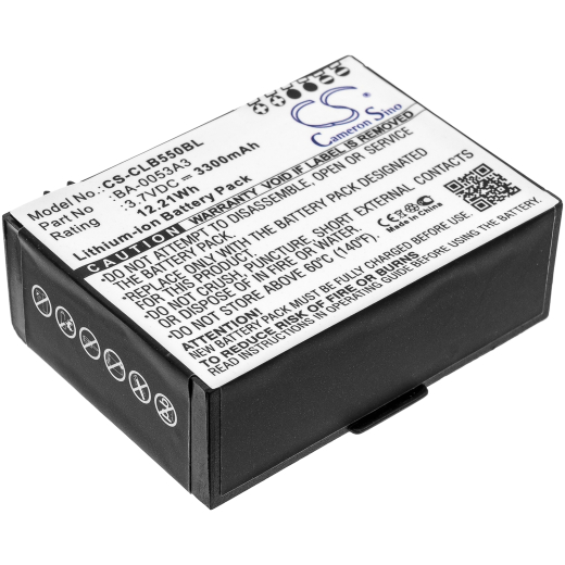 3.7V 3300mAh / 12.21Wh Li-ion Akku f.:CipherLab Model: BA-0053A3, CP50, CP55