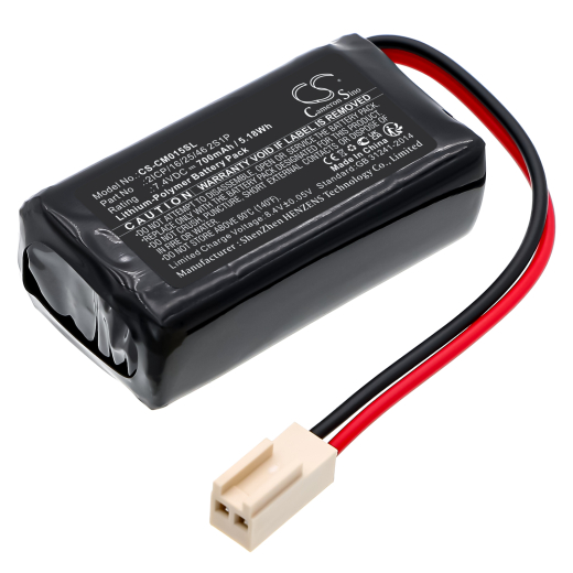 7.4V 700mAh / 5.18Wh 700mAh / 5.18Wh Akku f.:Custom Battery Pack Model: 2ICP/16/25/46 2S1P, 700mAh / 5.18Wh