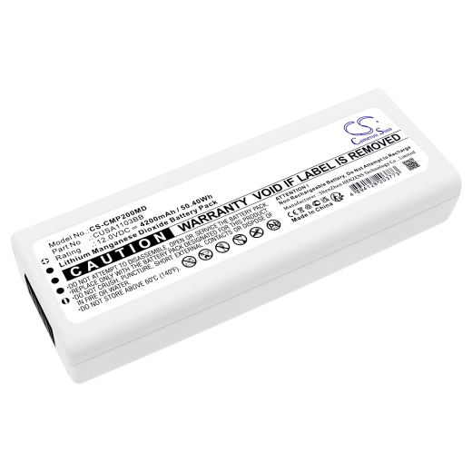 12.0V 4200mAh / 50.40Wh Li-MnO2 Akku für: CU Medical Model: 110779-O, CUSA1103BB, GT040228