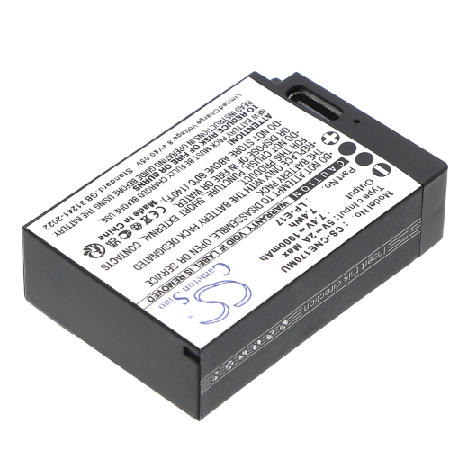 7.4V 1000mAh / 7.4Wh Li-ion Akku f.:Saramonic Model:, VmicLink5 RX+, VmicLink5 Systems, VmicLink5 TX, VmicLInk5 TX bodypack transmit, VmicLink5 TX+,