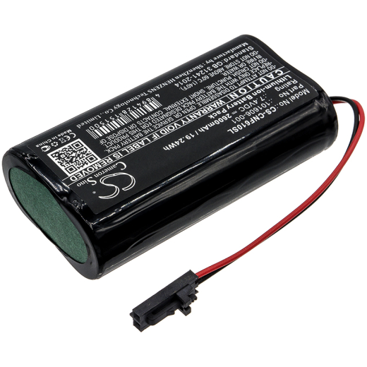7.4V 2600mAh / 19.24Wh 2600mAh / 19.24Wh Akku f.:ComSonics Model: 101606-001, 101610-DF, QAM Sniffer 2600mAh / 19.24Wh