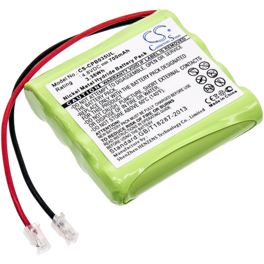 4.8V 700mAh / 3.36Wh Ni-MH Akku f.:Universel Model:, AAA x 4