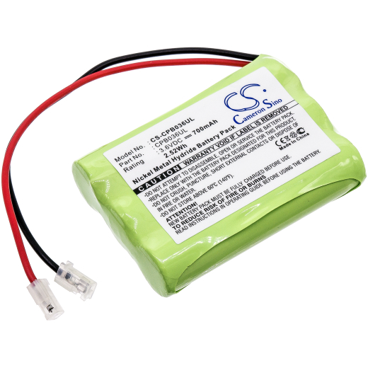3.6V 700mAh Ni-MH Akku f.:GP Model: 60AAAM3BMU,