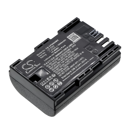 7.2V 2000mAh / 14.40Wh Li-ion Akku f.:Canon Model: LP-E6, LP-E6N, LP-E6NH, LP-E6P, 5D Mark III, EOS 5D Mark II, EOS 5D Mark III, EOS 5D Mark IV, EOS