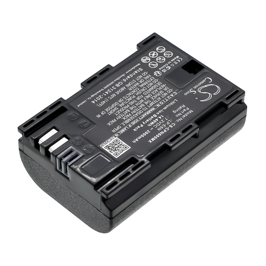7.2V 2000mAh / 14.40Wh Li-ion Akku f.:Canon Model: LP-E6, LP-E6N, LP-E6NH, LP-E6P, 5D Mark III, EOS 5D Mark II, EOS 5D Mark III, EOS 5D Mark IV, EOS