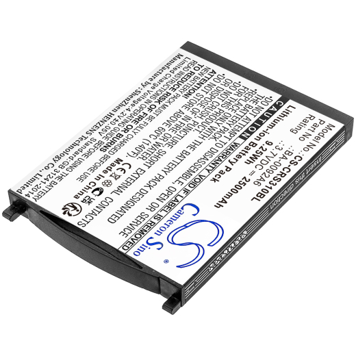 3.7V 2500mAh / 9.25Wh Li-ion Akku f.:CipherLAB Model: BA-0092A6, BA-0093A0, RS31