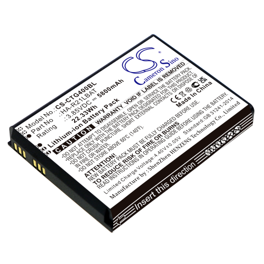 3.85V 5800mAh / 22.33Wh Li-ion Akku f.:Casio Model: HA-R21LBAT, IT-G400