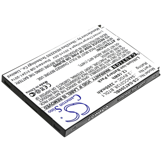 3.8V 3200mAh / 12.16Wh Li-ion Akku f.:Datalogic Model: 3H21-00000491, 94ACC0128, 94ACC0129, BTDL1, Axist, DL-Axist