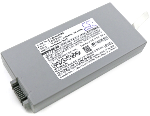 14.8V 5200mAh / 76.96Wh Li-Ionen Akku für: Drager Model: 2606229