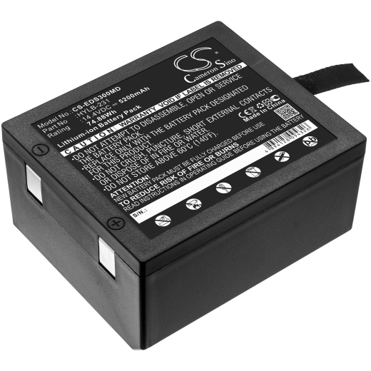 14.4V 5200mAh / 74.88Wh Li-Ionen Akku für: EDAN Model: HYLB-231