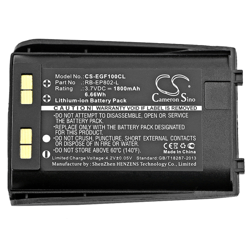 3.7V 1800mAh / 6.66Wh Li-ion Akku f.:EnGenius Model: RB-EP802-L, EP-801, EP801H, FreeStyl 1, FreeStyl 1 HC, FreeStyl 2