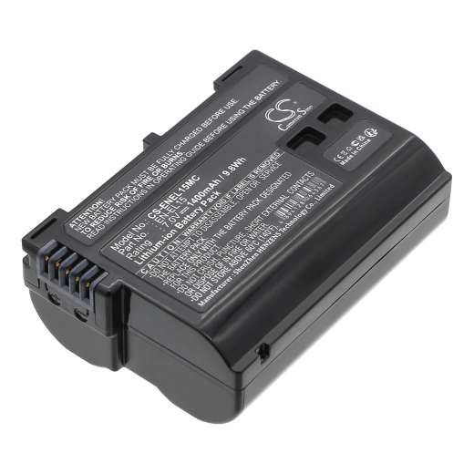7.0V 1400mAh / 9.80Wh Li-ion Akku f.:Nikon Model: EN-EL15, EN-EL15A, EN-EL15B, EN-EL15c, 1 V1, Coolpix D7000, Coolpix D800, D500, D600, D610, D7000,