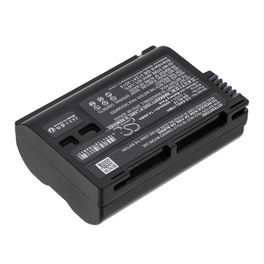 7.0V 2000mAh / 14.00Wh Li-ion Akku f.:Nikon Model: EN-EL15, EN-EL15A, EN-EL15B, EN-EL15c, 1 V1, Coolpix D7000, Coolpix D800, D500, D600, D610, D7000,
