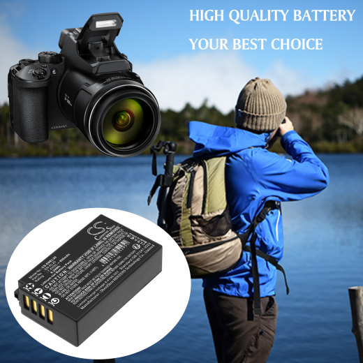 7.4V 850mAh / 6.29Wh Li-ion Akku f.:Blackmagic Design Model: BMPCCASS/BATT, Pocket Cinema Camera