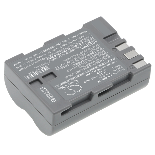 7.4V 1500mAh / 11.1Wh Li-ion Akku f.:NIKON Model: EN-EL3e, D100, D200, D300, D300S, D50, D70, D700, D70s, D80, D90