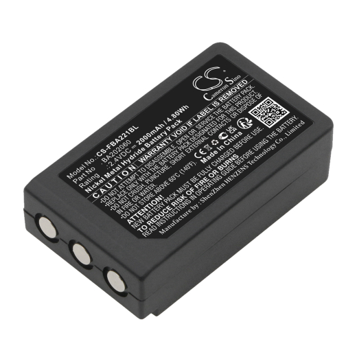 2.4V 2000mAh / 4.80Wh 2000mAh / 4.80Wh Akku f.:HBC Model: BA202060, Patrol S, Radiomatic RV 2000mAh / 4.80Wh