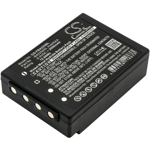 6.0V 2000mAh / 12.0Wh 2000mAh / 12.0Wh Akku f.:HBC Model: 005-01-00615, BA205000, BA205030, BA206000, BA206030, BA225000, BA225030, BA225031, FuB05AA,
