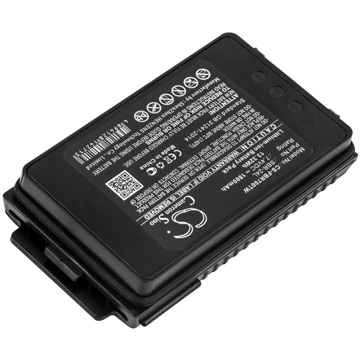 7.4V 1800mAh / 13.32Wh Li-ion Akku f.:YAESU Model: SBR-24L, SBR-24LI, FT-70D, FT-70DR, FT-70DS