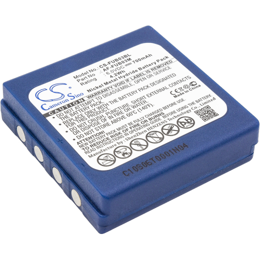 6.0V 700mAh / 4.2Wh 700mAh / 4.2Wh Akku f.:Hetronic Model: 253211, TGA, TGB 700mAh / 4.2Wh