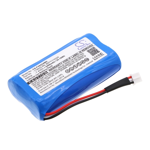 7.4V 3400mAh / 25.16Wh Li-Ionen Akku für: Fresenius Model: 110320-O, 179033, 179033-R0, 179033-R2, 88888749, BATT/110320, MB1790, MB1790-O