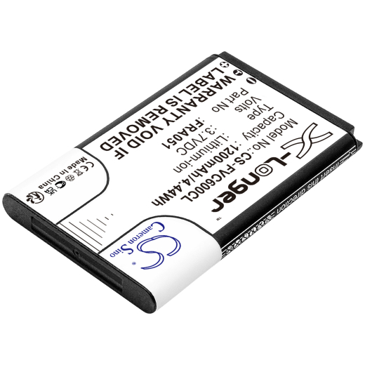 3.7V 1200mAh / 4.44Wh Li-ion Akku f.:FRITZ!FON Model: 312BAT026, 312BAT030, FRA051, C6, C6 DECT, X6