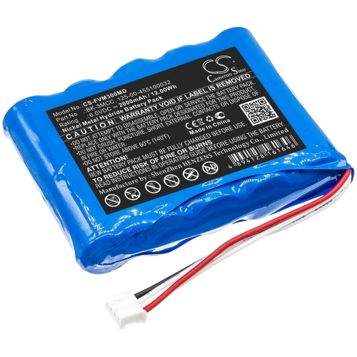 6.0V 2000mAh / 12.00Wh Nickel-Metallhydrid Akku für: Fresenius Model: 110306-O, 125-00-455100032, BK-3MCC, MGH00194, Z178130