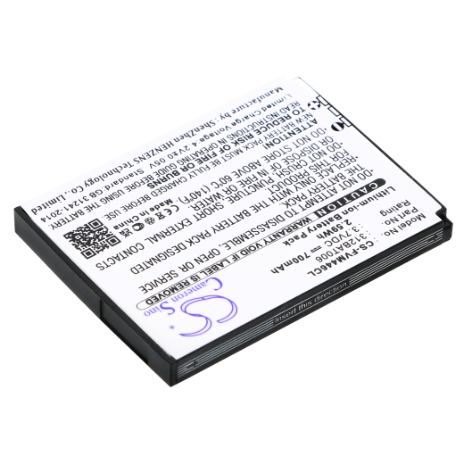 3.7V 700mAh / 2.59Wh Li-ion Akku f.:FRITZ!FON Model: 312BAT006, 2000 2446, AVM 2000 2446, C4, EM25, EM325, M2, M325, MT-F