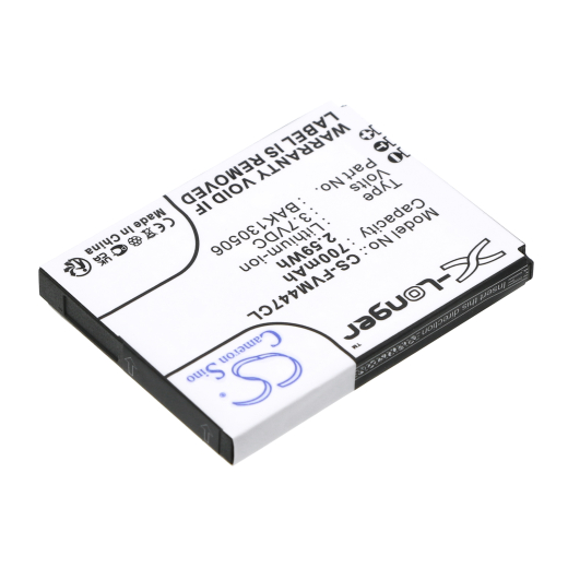 3.7V 700mAh / 2.59Wh Li-ion Akku f.:FRITZ!FON Model: 312BAT006, 312BAT016, BAK130506, EAC62339101, NL523446LG, AVM 2000, AVM 2446, C4, C4 Mobilteil,