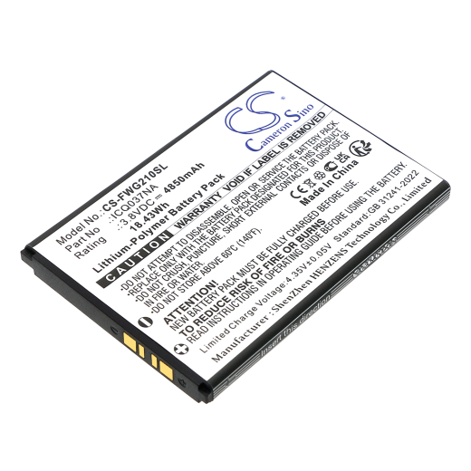 3.8V 4850mAh / 18.43Wh Li-Polymer Akku für: T-Mobile Model: ICQ037NA, JEXtream RG2100