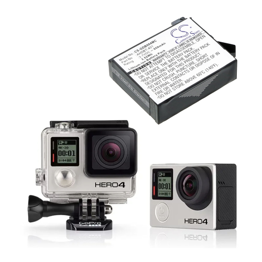 3.7V 950mAh / 3.52Wh Li-ion Akku f.:GoPro Model: 335-06532-000, AHDBT-401, Hero 4, Hero 4 Black, Hero 4 Silver, Hero 4+