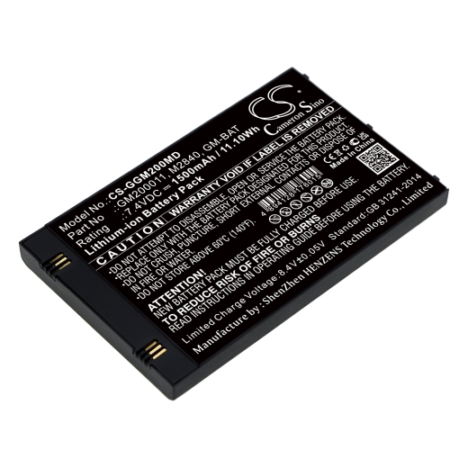 7.4V 1500mAh / 11.10Wh Li-Ionen Akku für: GE Model: GM200011, GM-BAT, M2840